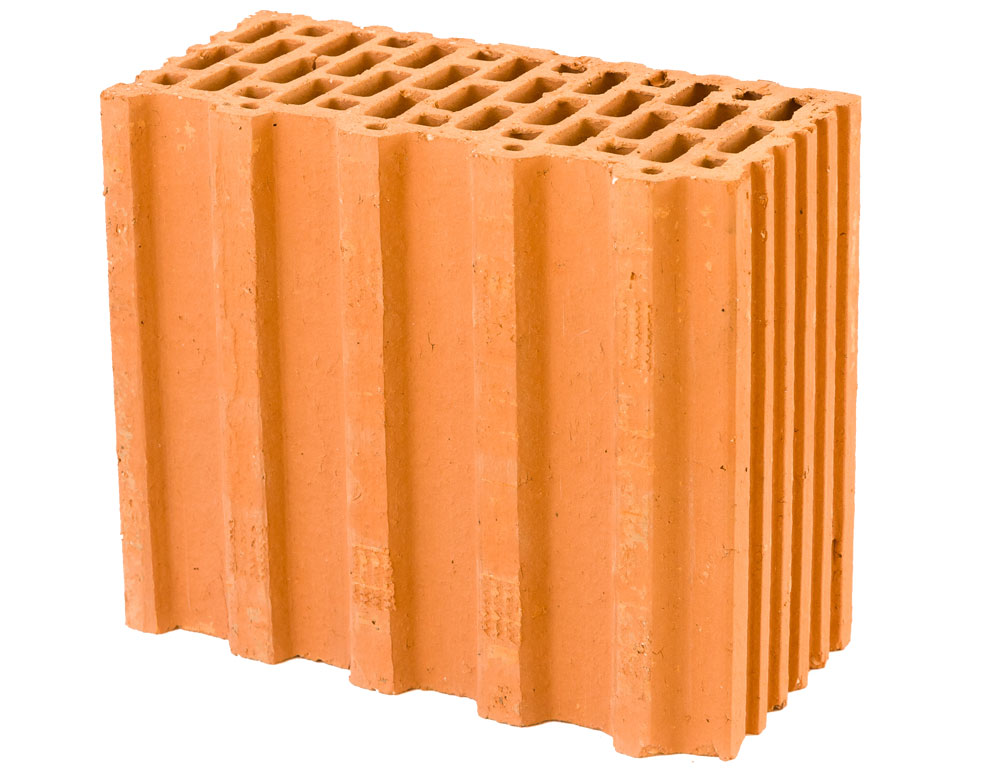 Priečne dierovaná tehla Britterm 30/2 brúsená