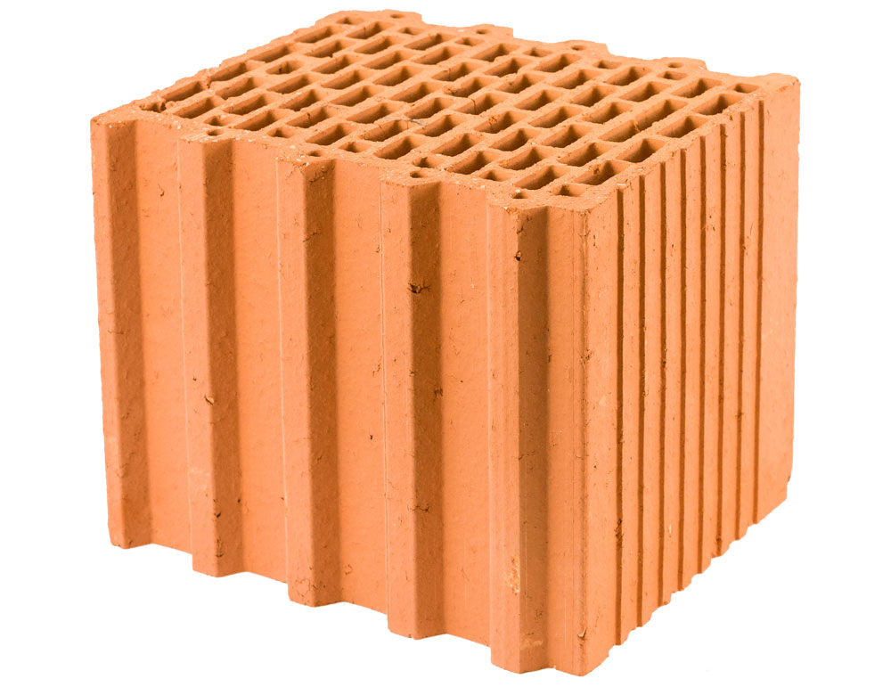 Priečne dierovaná tehla Britterm 30 P+D brúsená